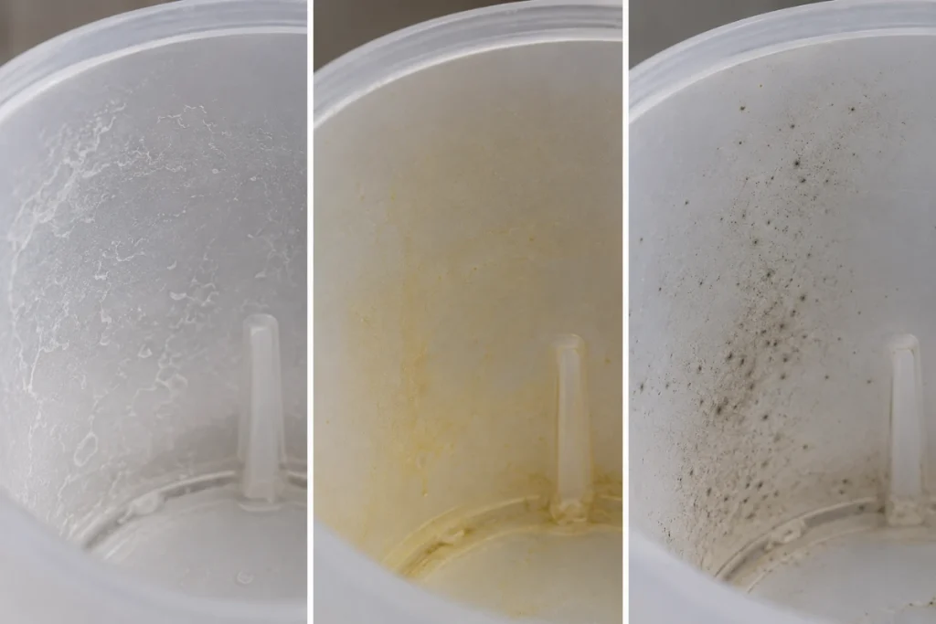 香氛機為什麼會出現疑似發霉的情況？點不只是水看起來清不清澈，也包括水箱內壁、上蓋與可接觸的接縫。